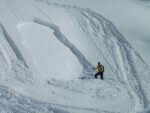Small avalanche (sluff) - size 1